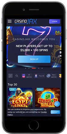 casinojax mobil vertikal