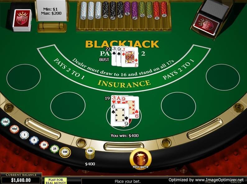 blackjack surrender online